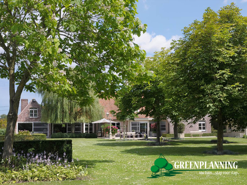 Ontwerp villa tuin Oostende