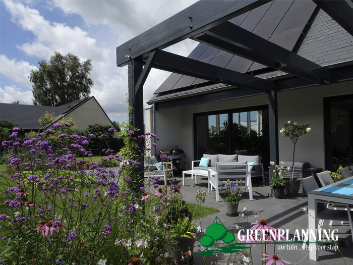 tuinarchitect residentiële tuin Jabbeke