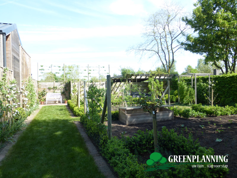 tuinaanleg stadstuin Roksem Oudenburg