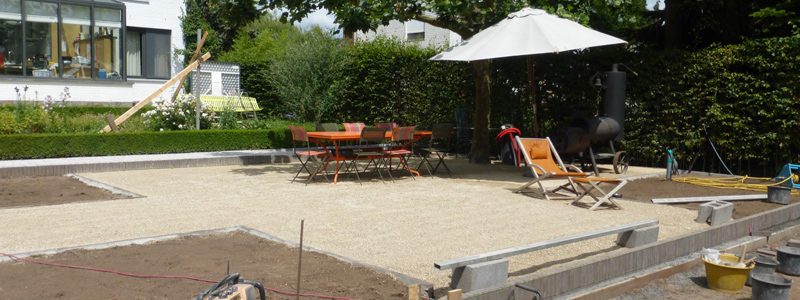 tuinaanleg villa tuin Brugge Provence