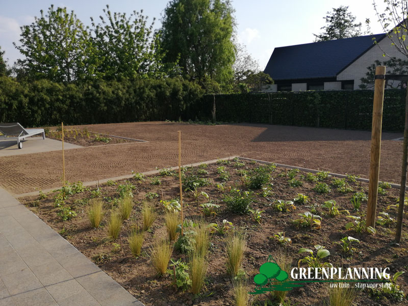 tuinarchitect residentiële tuin Jabbeke